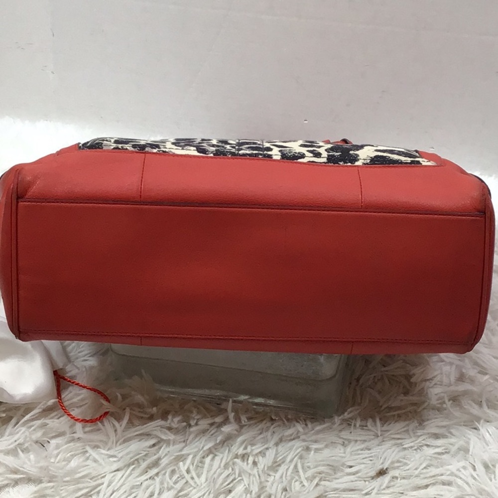 Coach Legacy Ocelot Candace leather satchel shoulder bag - Picture 8 of 14